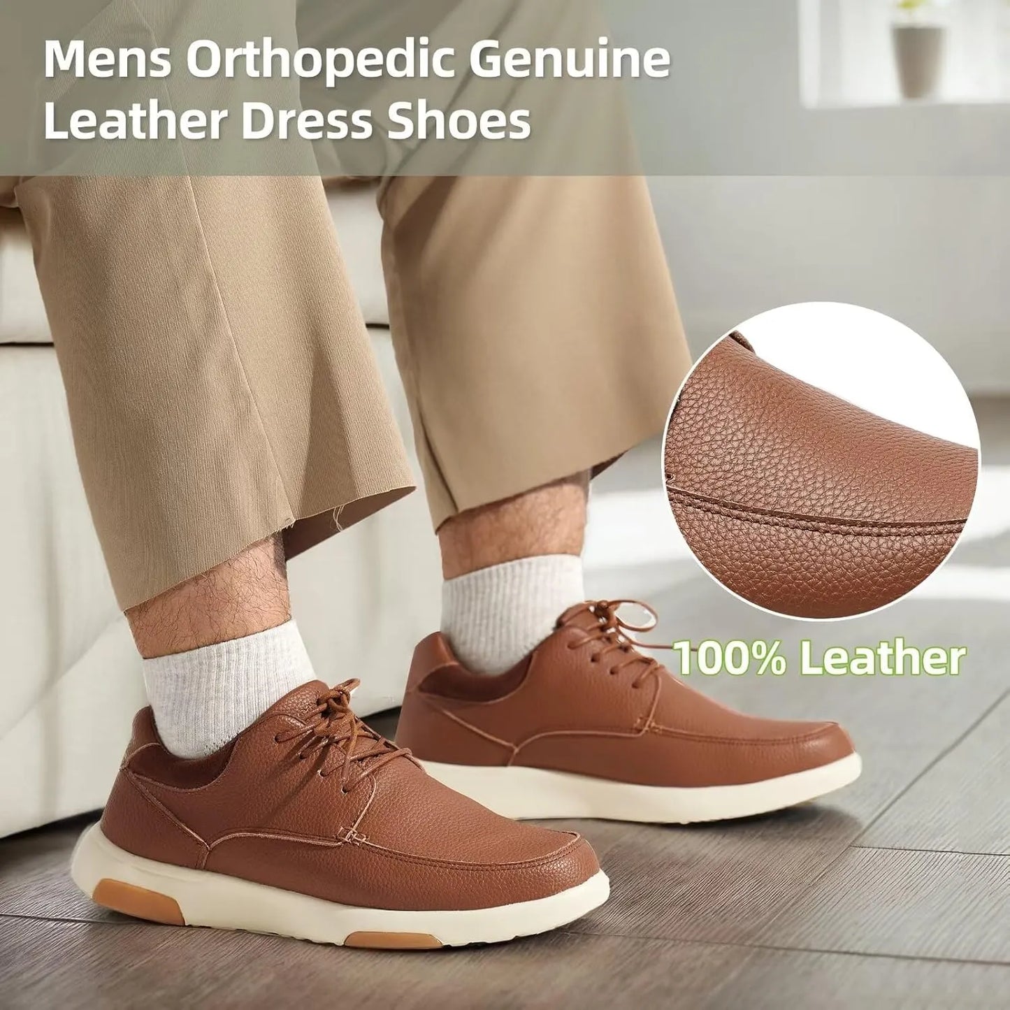 Leather Orthopedic Shoes